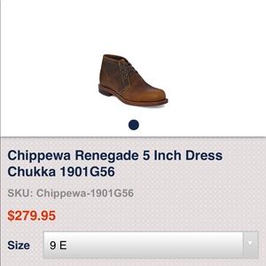 Chippewa boots renegade 5 inch dress Chukka